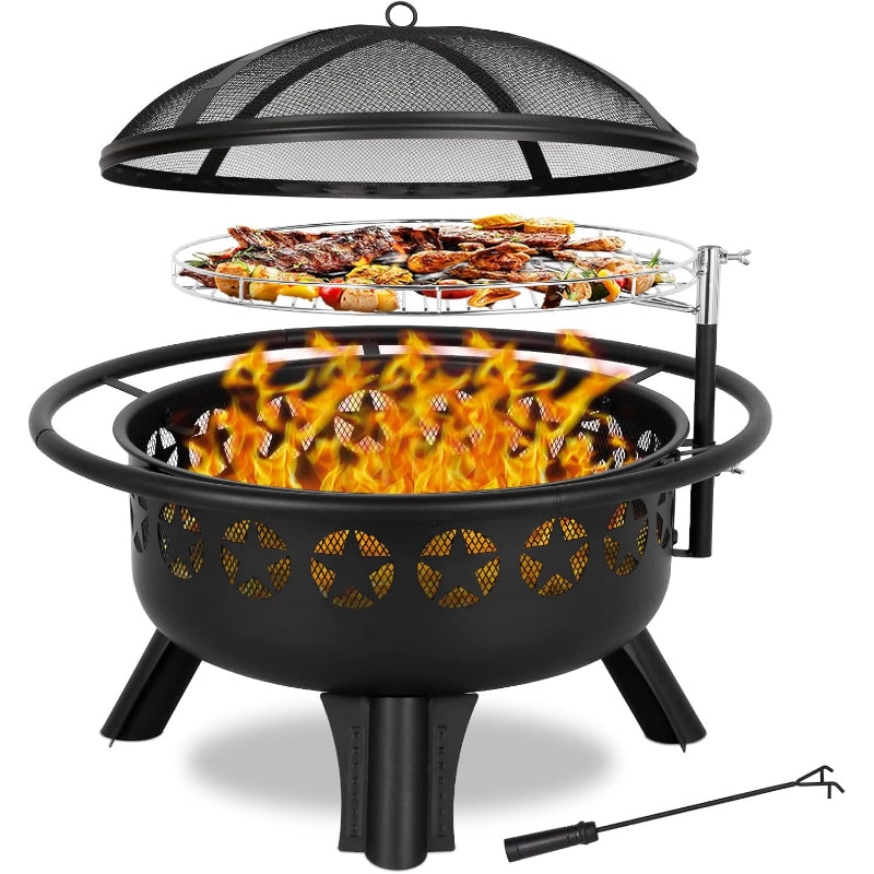 31" 2-in-1 Fire Pit
