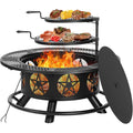 36" Fire Pit with Grills & Lid
