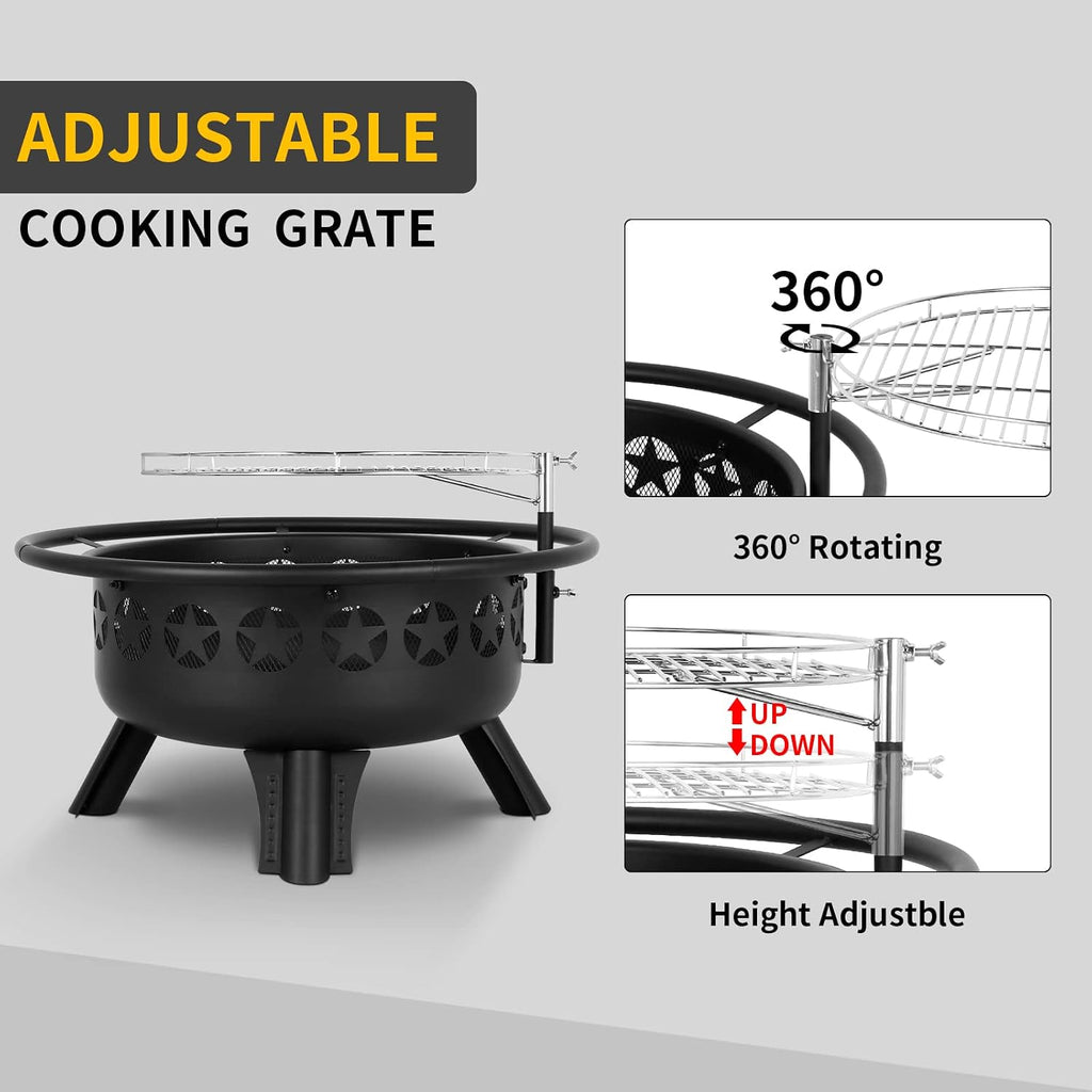 31" 2-in-1 Fire Pit