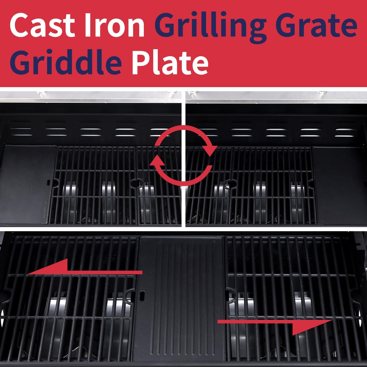 4-Burner Propane BBQ Grill