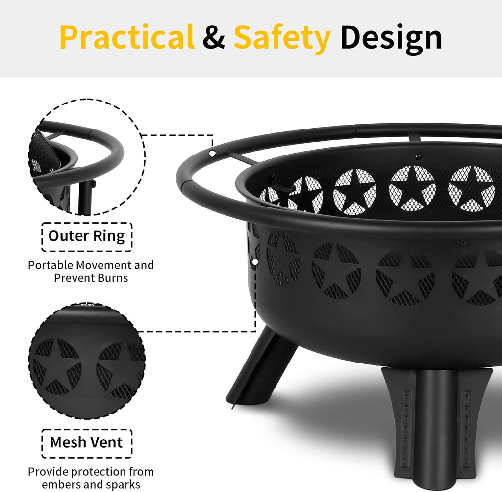 31" 2-in-1 Fire Pit