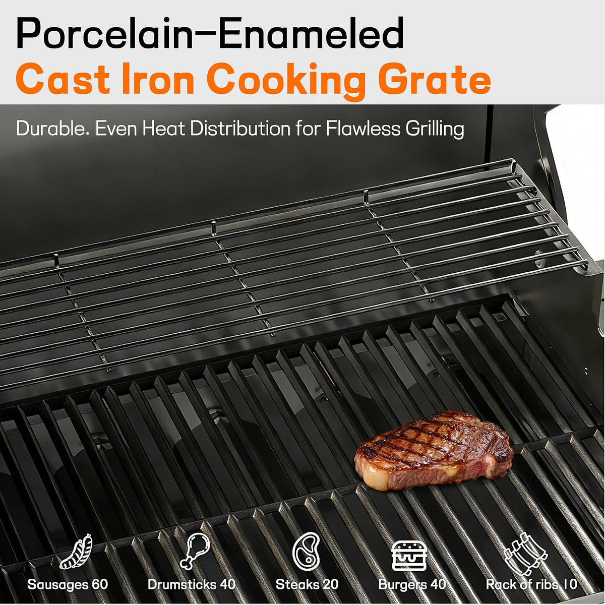 5-Burner Propane BBQ Grill