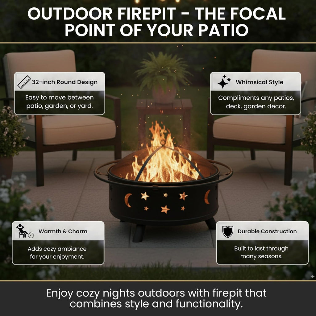 32" Round Fire Pit