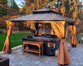 13'x13' Bronze Frame Gazebo