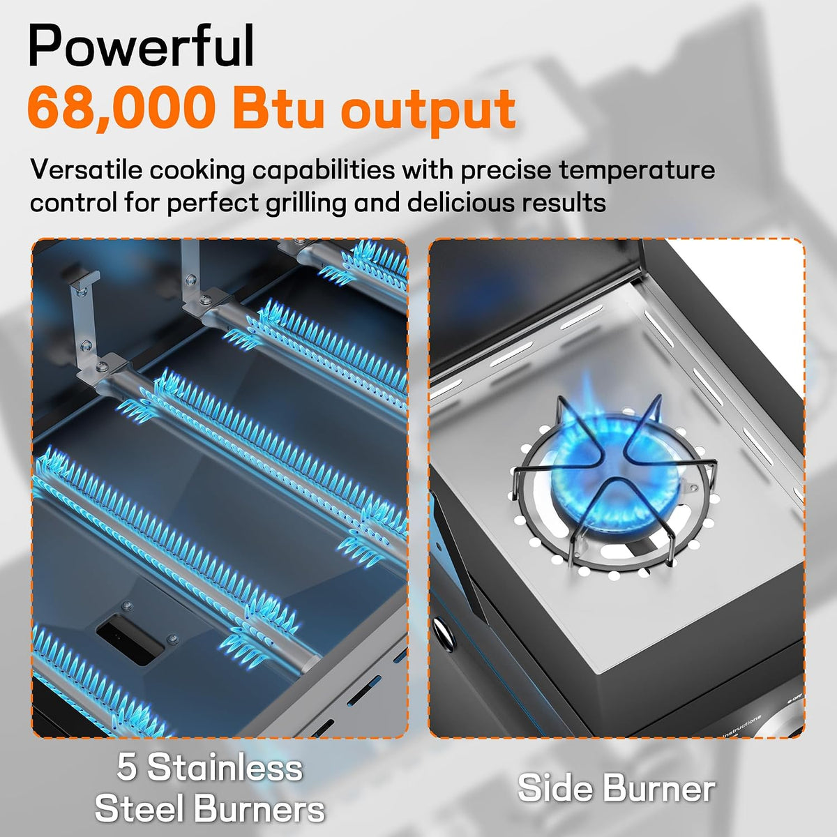 5-Burner Propane BBQ Grill