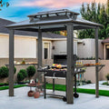 8'x5' Hardtop Grill Gazebo
