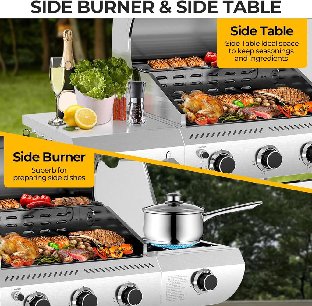 3-Burner Propane BBQ Grill
