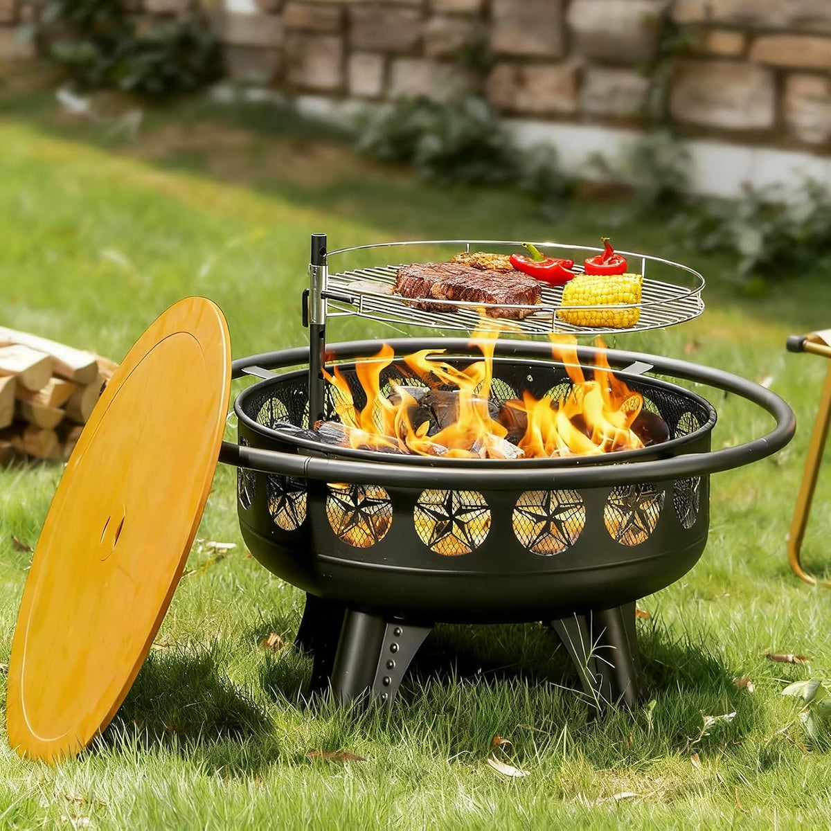 32" 3-in-1 Fire Pit