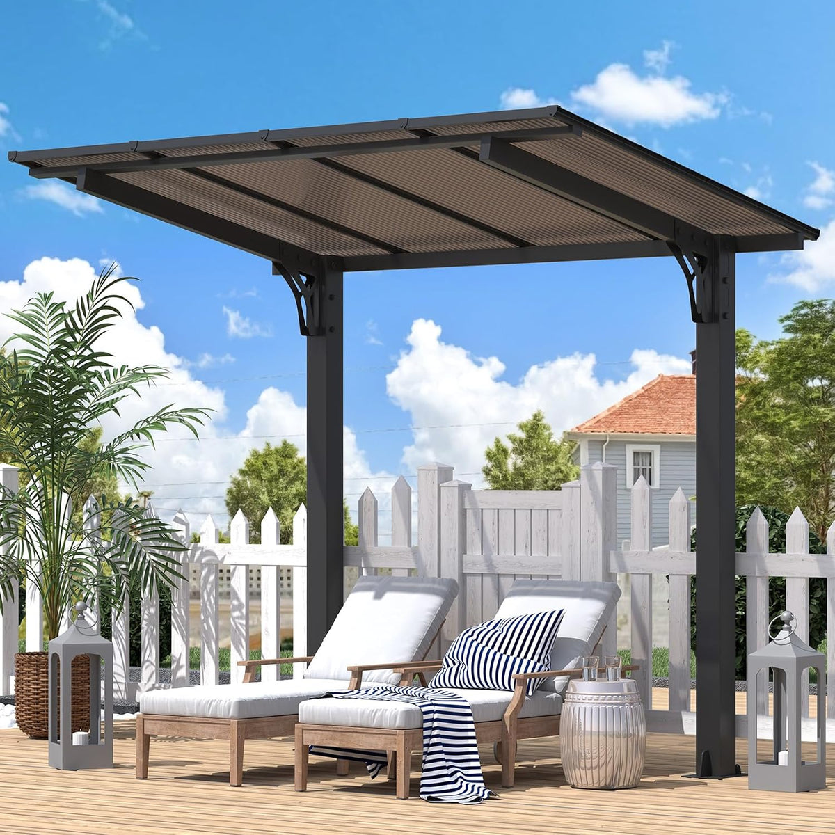 8'x5' Hardtop Grill Gazebo