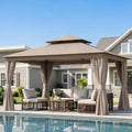 10'x12' Double Roof Gazebo Canopy