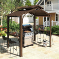 8x5FT Hardtop Grill Gazebo