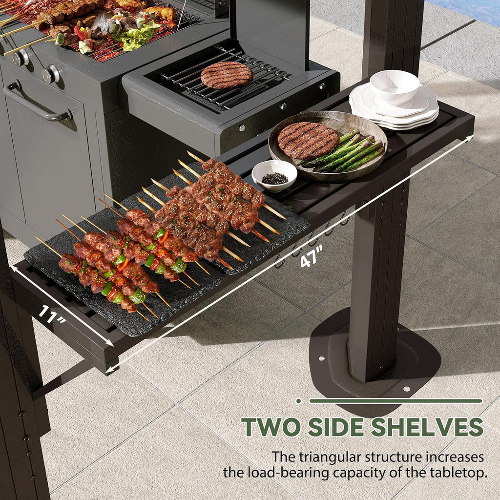 8'x5' Hardtop Grill Gazebo