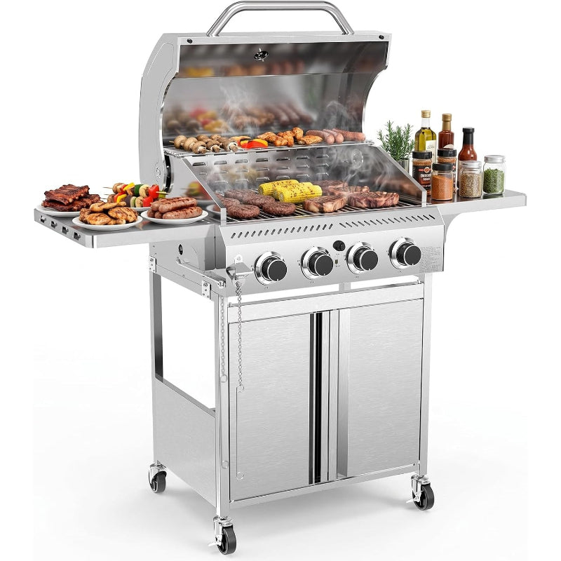 4-Burner Propane BBQ Grill