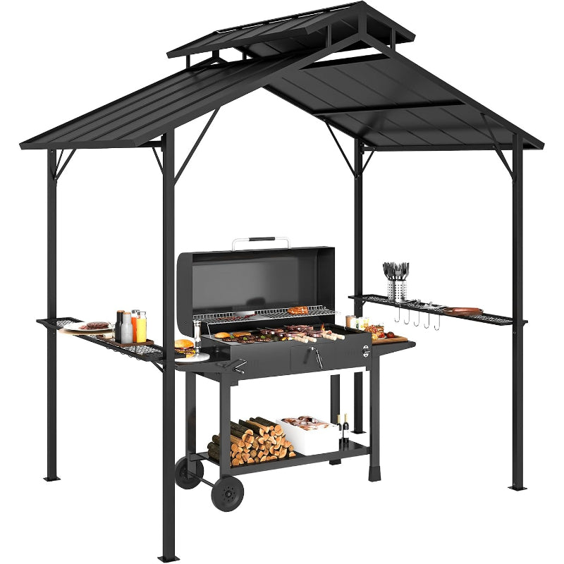 8'x5' Hardtop Grill Gazebo