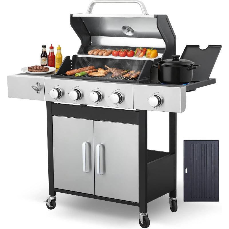 4-Burner Propane BBQ Grill