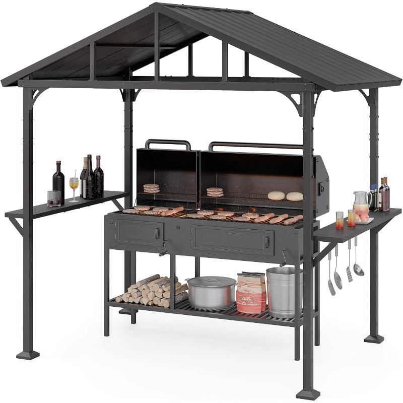 8'x5' Hardtop BBQ Gazebo